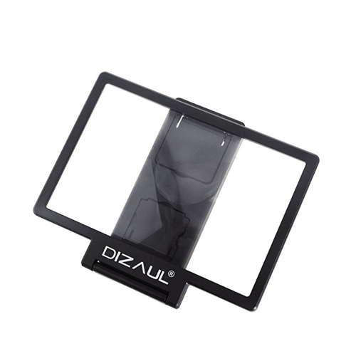 Screen Magnifier,Dizaul® Cell Phone 3D HD Movie Video Amplifier with Foldable Holder Stand for